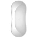 Wyndham Bolera 71" Soaking Bathtub in White with Shiny White Trim WCBTK152871SWTRIM