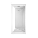 Wyndham Grayley Alcove 60" Bathtub Right Side Drain and Overflow Trim in Polished Chrome 60"Lx30"Wx22"H WCBTW16030R