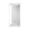 Wyndham Grayley Alcove 60" Bathtub Right Side Drain and Overflow Trim in Shiny White 60"Lx30"Wx22"H WCBTW16030RSWTRIM