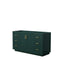 Wyndham Miranda 60" Single Bathroom Vanity In Green No Countertop No Sink Brushed Gold Trim WCF292960SGDCXSXXMXX