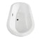 Wyndham Soho 60" Freestanding Bathtub in White with Matte Black Drain and Overflow Trim WCOBT100260MBTRIM