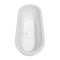 Wyndham Soho 72" Soaking Bathtub in White with Shiny White Trim WCOBT100272SWTRIM