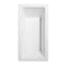 Wyndham Melody 60" Freestanding Bathtub in White with Shiny White Trim and Floor Mounted Faucet in Matte Black WCOBT101160SWATPBK