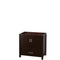 Wyndham Sheffield 36" Single Bathroom Vanity In Espresso No Countertop No Sink And No Mirror WCS141436SESCXSXXMXX