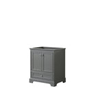 Wyndham Deborah 30" Single Bathroom Vanity In Dark Gray No Countertop No Sink And No Mirror WCS202030SKGCXSXXMXX