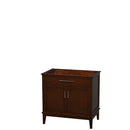 Wyndham AAA Hatton 36" Single Bathroom Vanity In Dark Chestnut No Countertop No Sink And No Mirror WCV161636SCDCXSXXMXX