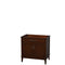 Wyndham AAA Hatton 36" Single Bathroom Vanity In Dark Chestnut No Countertop No Sink And No Mirror WCV161636SCDCXSXXMXX