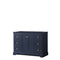 Wyndham Avery 48" Single Bathroom Vanity In Dark Blue No Countertop No Sink And No Mirror WCV232348SBLCXSXXMXX