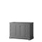 Wyndham Avery 48" Single Bathroom Vanity In Dark Gray No Countertop No Sink And No Mirror WCV232348SKGCXSXXMXX