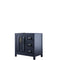 Wyndham Daria 36" Single Bathroom Vanity In Dark Blue No Countertop No Sink And No Mirror WCV252536SBLCXSXXMXX