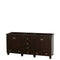 Wyndham Acclaim 72" Double Bathroom Vanity In Espresso No Countertop No Sinks And No Mirrors WCV800072DESCXSXXMXX