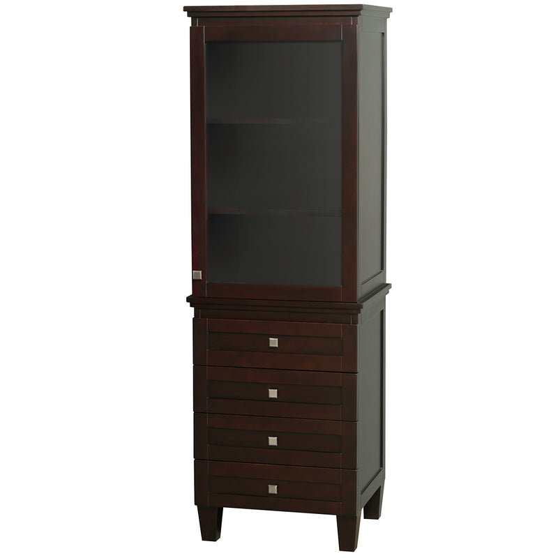 Wyndham Acclaim 72" Double Bathroom Vanity In Espresso No Countertop No Sinks and No Mirrors WCV800072DESCXSXXMXX