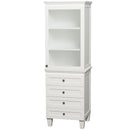 Wyndham Acclaim 60" Double Bathroom Vanity In White No Countertop No Sinks and No Mirrors WCV800060DWHCXSXXMXX