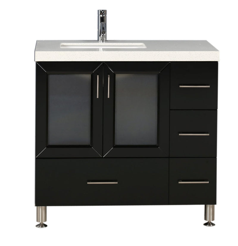 Design Element Westfield 36" Single Sink Vanity in Espresso