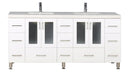 Design Element Westfield 72" Double Sink Vanity in White