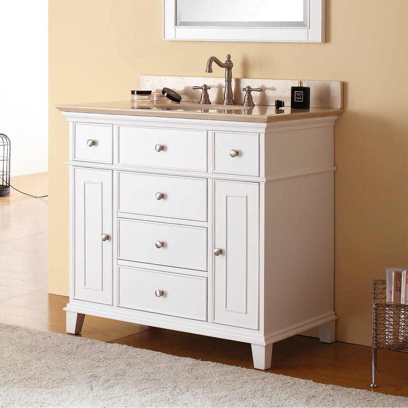 Avanity Windsor 37 inch Vanity Combo WINDSOR-VS36-WT-B