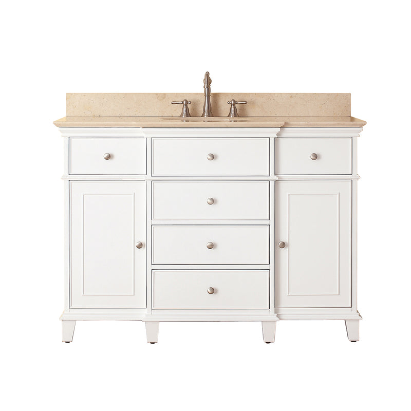 Avanity Windsor 49 inch Vanity Combo WINDSOR-VS48-WT-B