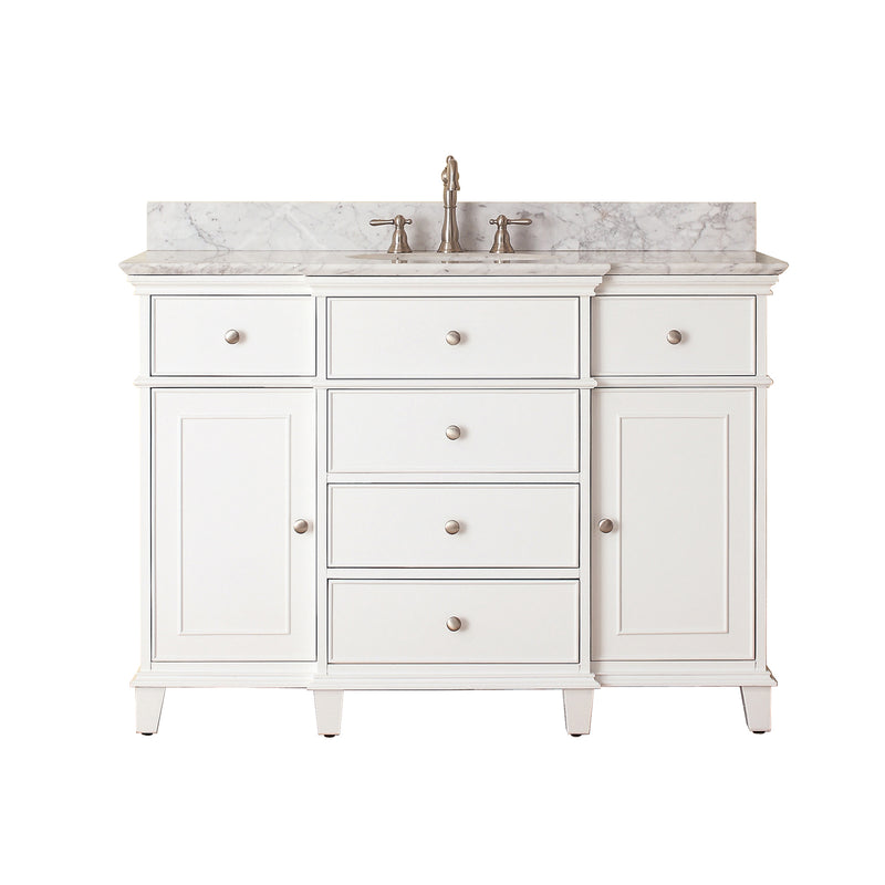 Avanity Windsor 49 inch Vanity Combo WINDSOR-VS48-WT-C