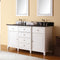 Avanity Windsor 61 inch Vanity Combo WINDSOR-VS60-WT-A