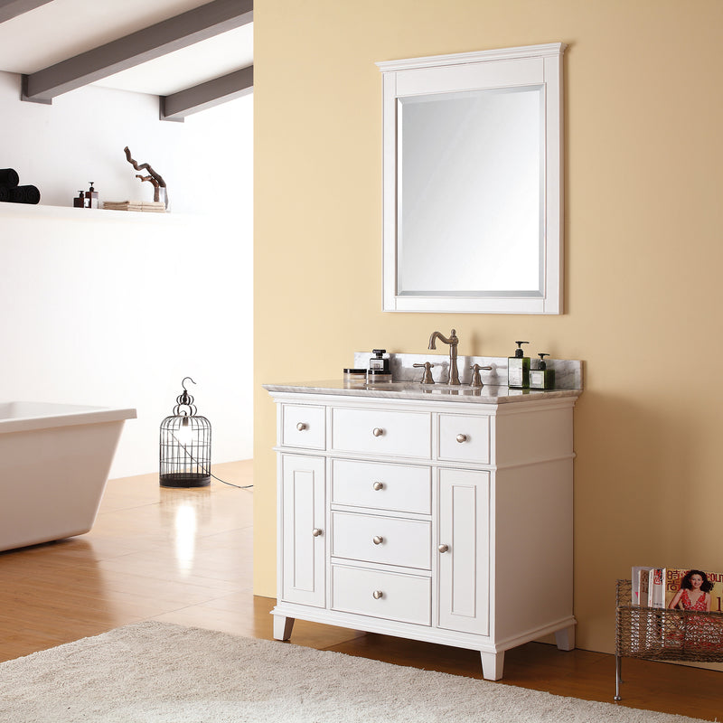 Avanity Windsor 37 inch Vanity Combo WINDSOR-VS36-WT-C