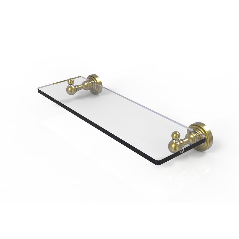 Allied Brass Waverly Place Collection 16 Inch Glass Vanity Shelf with Beveled Edges WP-1-16-SBR