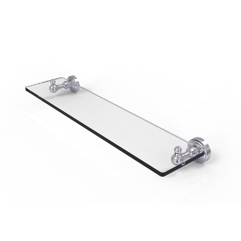 Allied Brass Waverly Place Collection 22 Inch Glass Vanity Shelf with Beveled Edges WP-1-22-SCH