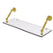 Allied Brass Waverly Place Collection 24 Inch Floating Glass Shelf WP-1-24-PB