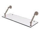 Allied Brass Waverly Place Collection 24 Inch Floating Glass Shelf WP-1-24-PEW