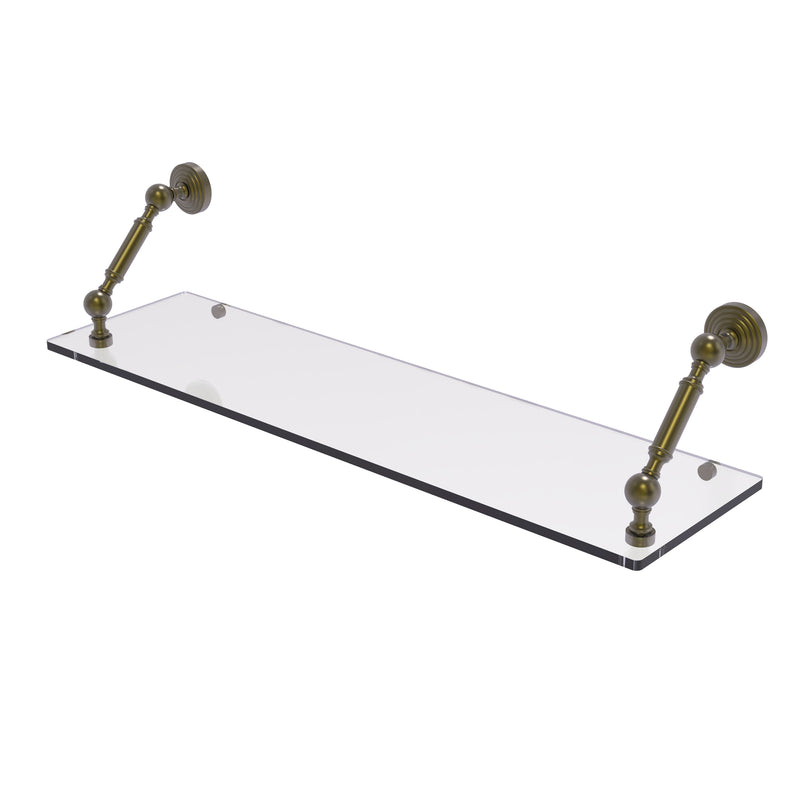 Allied Brass Waverly Place Collection 30 Inch Floating Glass Shelf WP-1-30-ABR