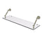 Allied Brass Waverly Place Collection 30 Inch Floating Glass Shelf WP-1-30-PNI