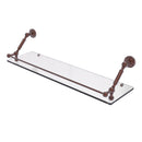 Allied Brass Waverly Place 30 Inch Floating Glass Shelf with Gallery Rail WP-1-30-GAL-CA