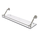 Allied Brass Waverly Place 30 Inch Floating Glass Shelf with Gallery Rail WP-1-30-GAL-SN