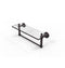 Allied Brass Waverly Place 16 Inch Glass Vanity Shelf with Integrated Towel Bar WP-1TB-16-ABZ