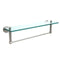 Allied Brass Waverly Place Collection 22 Inch Glass Vanity Shelf with Integrated Towel Bar WP-1TB-22-PNI