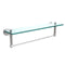 Allied Brass Waverly Place Collection 22 Inch Glass Vanity Shelf with Integrated Towel Bar WP-1TB-22-SCH