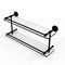 Allied Brass Waverly Place 22 Inch Double Glass Shelf with Gallery Rail WP-2-22-GAL-BKM