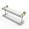 Allied Brass Waverly Place 22 Inch Double Glass Shelf with Gallery Rail WP-2-22-GAL-SBR