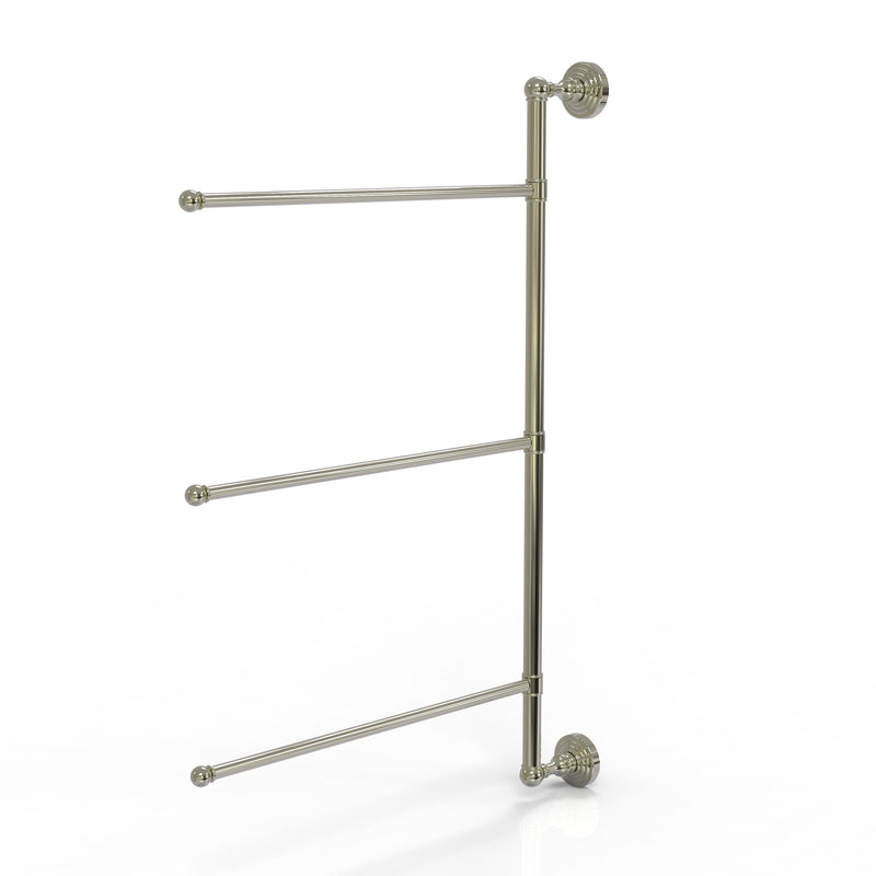 Allied Brass Waverly Place Collection 3 Swing Arm Vertical 28 Inch Towel Bar WP-27-3-16-28-PNI