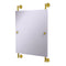 Allied Brass Waverly Place Collection Rectangular Frameless Rail Mounted Mirror WP-27-92-PB