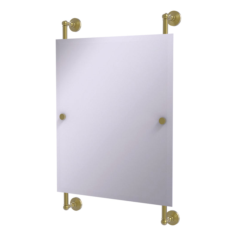 Allied Brass Waverly Place Collection Rectangular Frameless Rail Mounted Mirror WP-27-92-SBR