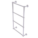 Allied Brass Waverly Place Collection 4 Tier 24 Inch Ladder Towel Bar with Dotted Detail WP-28D-24-PC