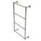 Allied Brass Waverly Place Collection 4 Tier 30 Inch Ladder Towel Bar with Groovy Detail WP-28G-30-PNI