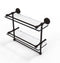 Allied Brass 16 Inch Gallery Double Glass Shelf with Towel Bar WP-2TB-16-GAL-ORB