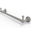 Allied Brass Waverly Place Collection 18 Inch Towel Bar with Integrated Hooks WP-41-18-PEG-SN