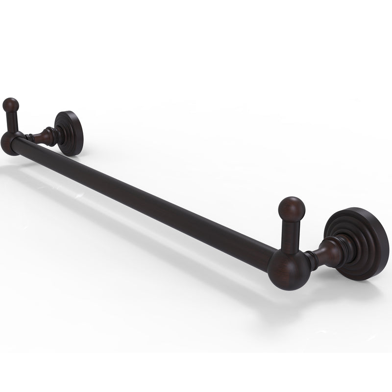 Allied Brass Waverly Place Collection 18 Inch Towel Bar with Integrated Hooks WP-41-18-PEG-VB