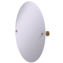 Allied Brass Frameless Oval Tilt Mirror with Beveled Edge WP-91-BBR