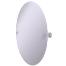 Allied Brass Frameless Oval Tilt Mirror with Beveled Edge WP-91-PC