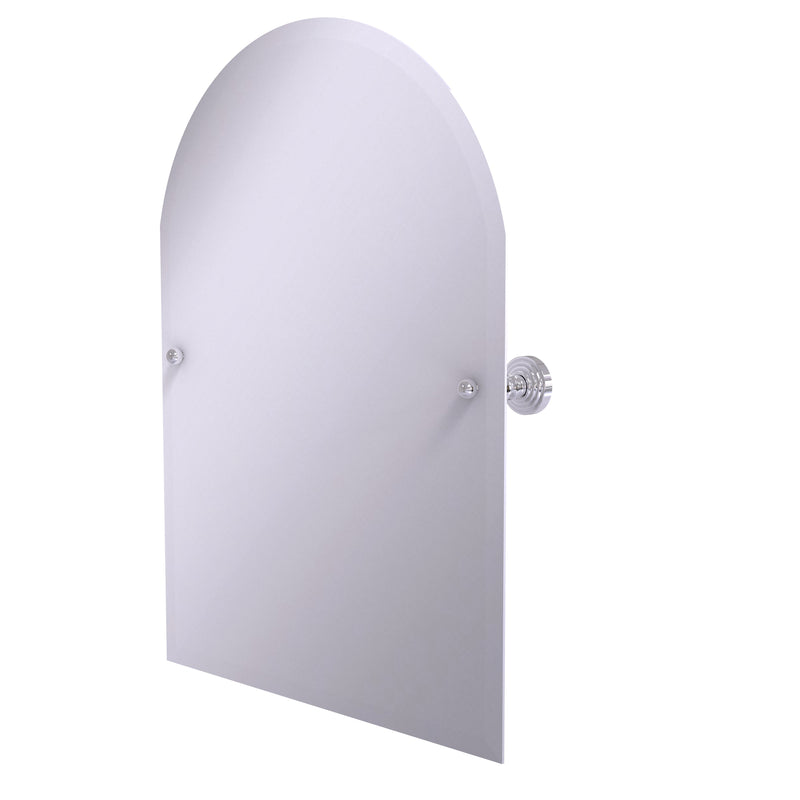 Allied Brass Frameless Arched Top Tilt Mirror with Beveled Edge WP-94-PC