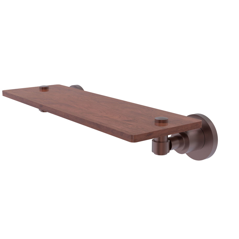 Allied Brass Washington Square Collection 16 Inch Solid IPE Ironwood Shelf WS-1-16-IRW-CA