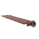 Allied Brass Washington Square Collection 22 Inch Solid IPE Ironwood Shelf WS-1-22-IRW-CA